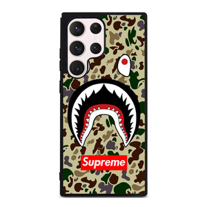 SHARK CAMO BATHING APE SUPREME Samsung Galaxy S23 Ultra Case SHARK CAMO BATHING APE SUPREME Samsung Galaxy S23 Ultra Case