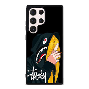 STUSSY BAPE SHARK Samsung Galaxy S23 Ultra Case STUSSY BAPE SHARK Samsung Galaxy S23 Ultra Case