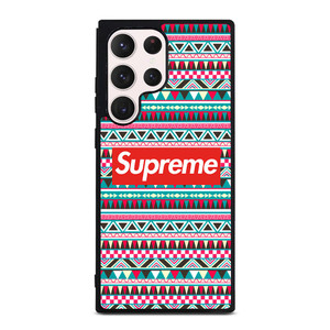 SUPREME AZTEC PATTERN Samsung Galaxy S23 Ultra Case