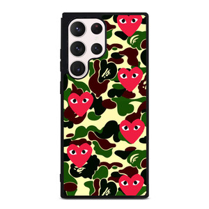 SUPREME BAPE COMME DES GARCONS Samsung Galaxy S23 Ultra Case SUPREME BAPE COMME DES GARCONS Samsung Galaxy S23 Ultra Case