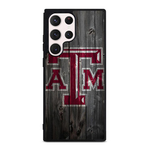 TEXAS AGGIES WOODEN LOGO Samsung Galaxy S23 Ultra Case