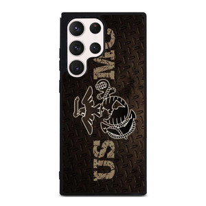 UNITED STATED MARINE CORPS METAL LOGO Samsung Galaxy S23 Ultra Case