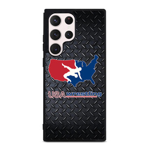 USA WRESTLING METAL LOGO Samsung Galaxy S23 Ultra Case USA WRESTLING METAL LOGO Samsung Galaxy S23 Ultra Case