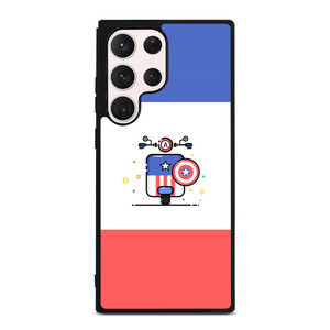 VESPA CAPTAIN AMERICA Samsung Galaxy S23 Ultra Case VESPA CAPTAIN AMERICA Samsung Galaxy S23 Ultra Case