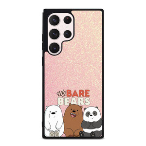 WE BARE BEARS PINK GILTTER Samsung Galaxy S23 Ultra Case WE BARE BEARS PINK GILTTER Samsung Galaxy S23 Ultra Case