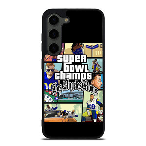 LOS ANGELES RAMS CHAMPIONS CARTOON Samsung Galaxy S23 Plus Case