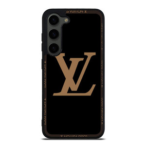LOUIS VUITTON ROUND BLACK Samsung Galaxy S23 Plus Case