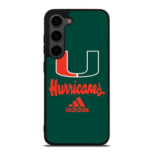 MIAMI HURRICANES GREEN LOGO Samsung Galaxy S23 Plus Case