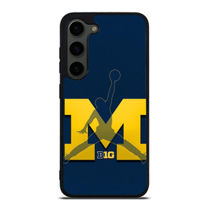 MICHIGAN WOLVERINES AIR JORDAN Samsung Galaxy S23 Plus Case MICHIGAN WOLVERINES AIR JORDAN Samsung Galaxy S23 Plus Case