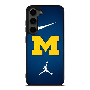 MICHIGAN WOLVERINES NIKE JORDAN Samsung Galaxy S23 Plus Case MICHIGAN WOLVERINES NIKE JORDAN Samsung Galaxy S23 Plus Case