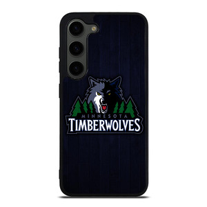 MINNESOTA TIMBERWOLVES WOODEN LOGO Samsung Galaxy S23 Plus Case