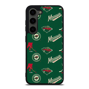 MINNESOTA WILD NHL PATTERN Samsung Galaxy S23 Plus Case MINNESOTA WILD NHL PATTERN Samsung Galaxy S23 Plus Case