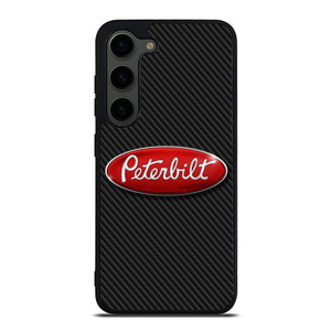 PETERBILT TRUCK LOGO CARBON Samsung Galaxy S23 Plus Case PETERBILT TRUCK LOGO CARBON Samsung Galaxy S23 Plus Case