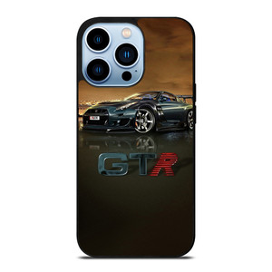 NISSAN GTR R35 SILVER GLOWING iPhone 13 Pro Max Case