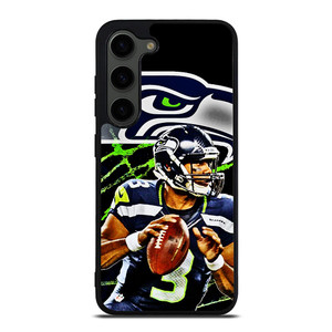 RUSSELL WILSON SEATTLE SEAHAWKS ART Samsung Galaxy S23 Plus Case