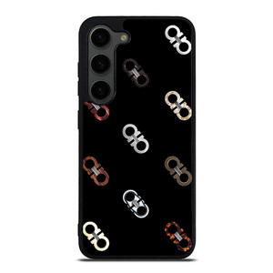 SALVATORE FERRAGAMO LOGO PATTERN Samsung Galaxy S23 Plus Case