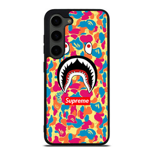 SUPREME BAPE CAMO COLOR FULL Samsung Galaxy S23 Plus Case