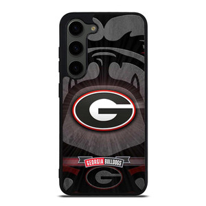 UNIVERSITY OF GEORGIA BULLDOGS UGA BLACK Samsung Galaxy S23 Plus Case