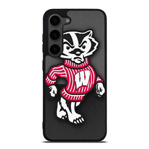 WISCONSIN BADGERS FOOTBALL MASCOT Samsung Galaxy S23 Plus Case WISCONSIN BADGERS FOOTBALL MASCOT Samsung Galaxy S23 Plus Case