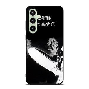 LED ZEPPELIN BLACK WHITE LOGO Samsung Galaxy S24 FE Case