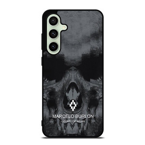 MARCELO BURLON SKULL LOGO Samsung Galaxy S24 FE Case