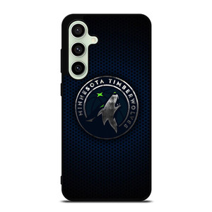 MINNESOTA TIMBERWOLVES BLUE CARBON Samsung Galaxy S24 FE Case MINNESOTA TIMBERWOLVES BLUE CARBON Samsung Galaxy S24 FE Case