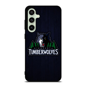 MINNESOTA TIMBERWOLVES WOODEN LOGO Samsung Galaxy S24 FE Case