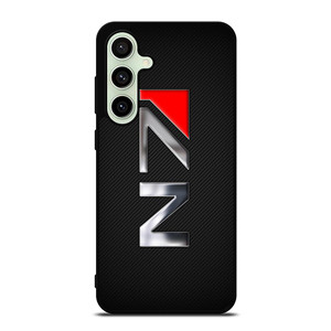 N7 MASS EFFECT CARBON LOGO Samsung Galaxy S24 FE Case