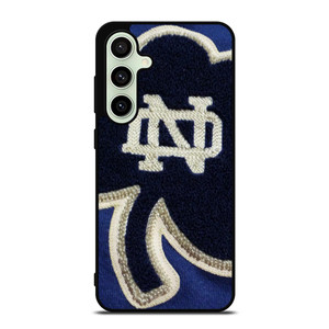 NOTRE DAME BLUE SHAMROCK LOGO Samsung Galaxy S24 FE Case