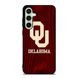 OKLAHOMA SOONERS WOODEN LOGO Samsung Galaxy S24 FE Case
