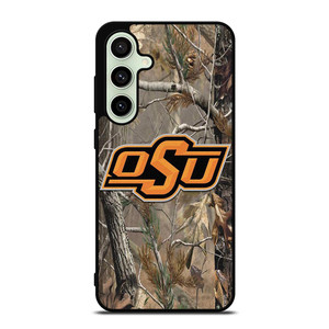 OKLAHOMA STATE UNIVERSITY CAMO LEAF Samsung Galaxy S24 FE Case