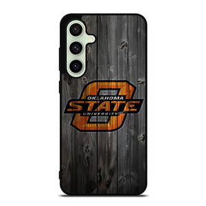 OKLAHOMA STATE UNIVERSITY WOODEN LOGO Samsung Galaxy S24 FE Case