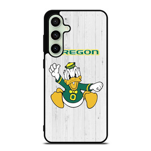 OREGON DUCKS WOODEN LOGO Samsung Galaxy S24 FE Case
