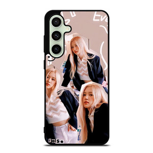 ROSE BLACKPINK SCRIBBLED Samsung Galaxy S24 FE Case