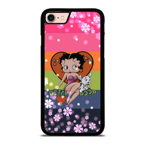 BETTY BOOP PINK FLOWER iPhone 8 Case BETTY BOOP PINK FLOWER iPhone 8 Case