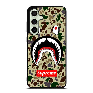 SHARK CAMO BATHING APE SUPREME Samsung Galaxy S24 FE Case SHARK CAMO BATHING APE SUPREME Samsung Galaxy S24 FE Case