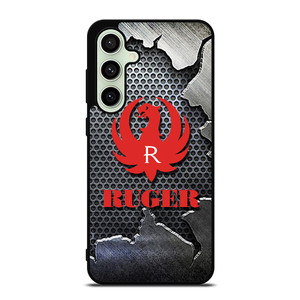 STURM RUGER FIREARM METAL LOGO 2 Samsung Galaxy S24 FE Case STURM RUGER FIREARM METAL LOGO 2 Samsung Galaxy S24 FE Case