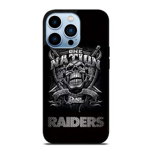 OAKLAND RAIDERS BLACK ONE NATION iPhone 13 Pro Max Case