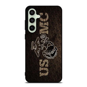 UNITED STATED MARINE CORPS METAL LOGO Samsung Galaxy S24 FE Case