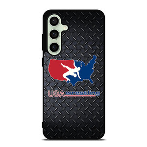USA WRESTLING METAL LOGO Samsung Galaxy S24 FE Case