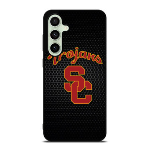 USC TROJANS RUSTY METAL LOGO Samsung Galaxy S24 FE Case