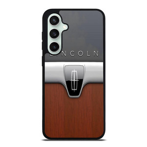 LINCOLN MOTOR WOODEN CHROME LOGO Samsung Galaxy S23 FE Case