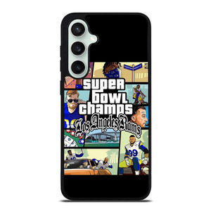 LOS ANGELES RAMS CHAMPIONS CARTOON Samsung Galaxy S23 FE Case
