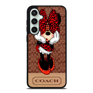 MINNIE MOUSE COACH Samsung Galaxy S23 FE Case MINNIE MOUSE COACH Samsung Galaxy S23 FE Case