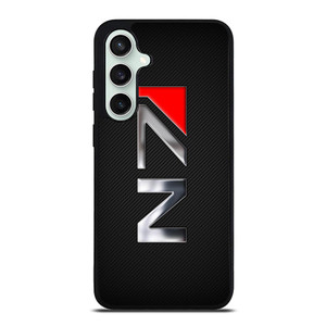 N7 MASS EFFECT CARBON LOGO Samsung Galaxy S23 FE Case