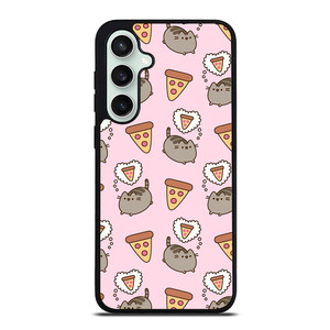 PUSHEEN THE CAT PIZZA Samsung Galaxy S23 FE Case