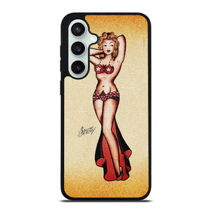 SAILOR JERRY BIKINI GIRL TATTOO Samsung Galaxy S23 FE Case