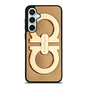 SALVATORE FERRAGAMO GOLD LOGO Samsung Galaxy S23 FE Case