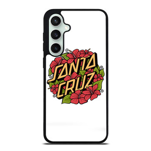 SANTA CRUZ SKATEBOARD FLORAL WHITE Samsung Galaxy S23 FE Case SANTA CRUZ SKATEBOARD FLORAL WHITE Samsung Galaxy S23 FE Case
