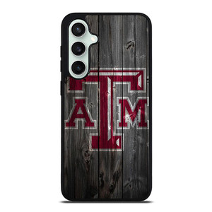 TEXAS AGGIES WOODEN LOGO Samsung Galaxy S23 FE Case